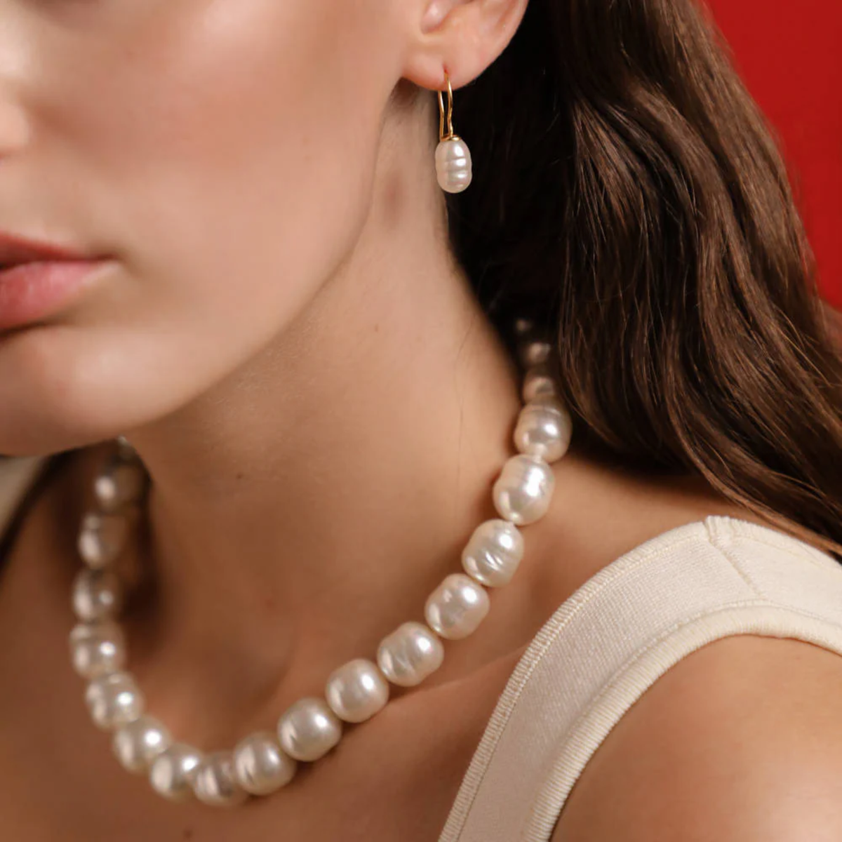 Lyra 14mm Baroque Pearl Necklace– Karlas Jewelry & Gifts