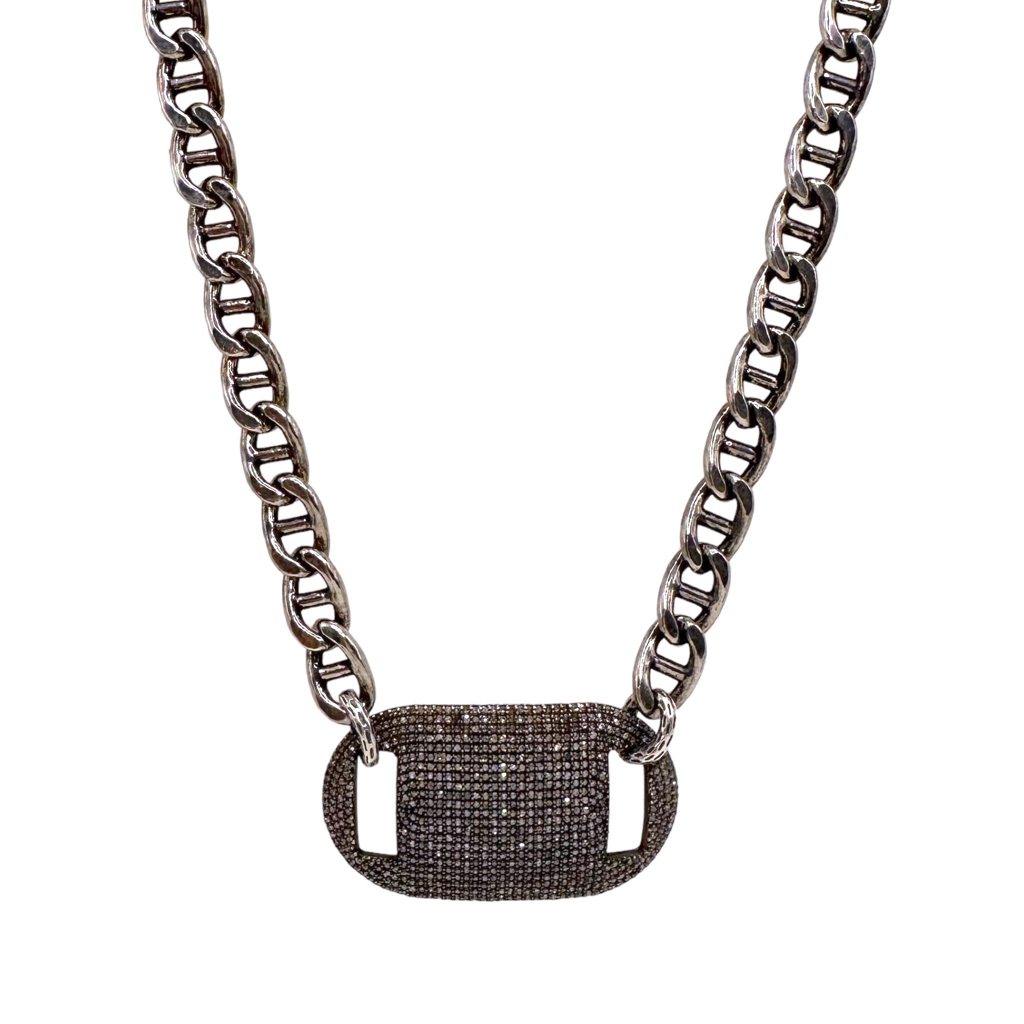 Diamond Tag Necklace - Karlas Jewelry & Gifts