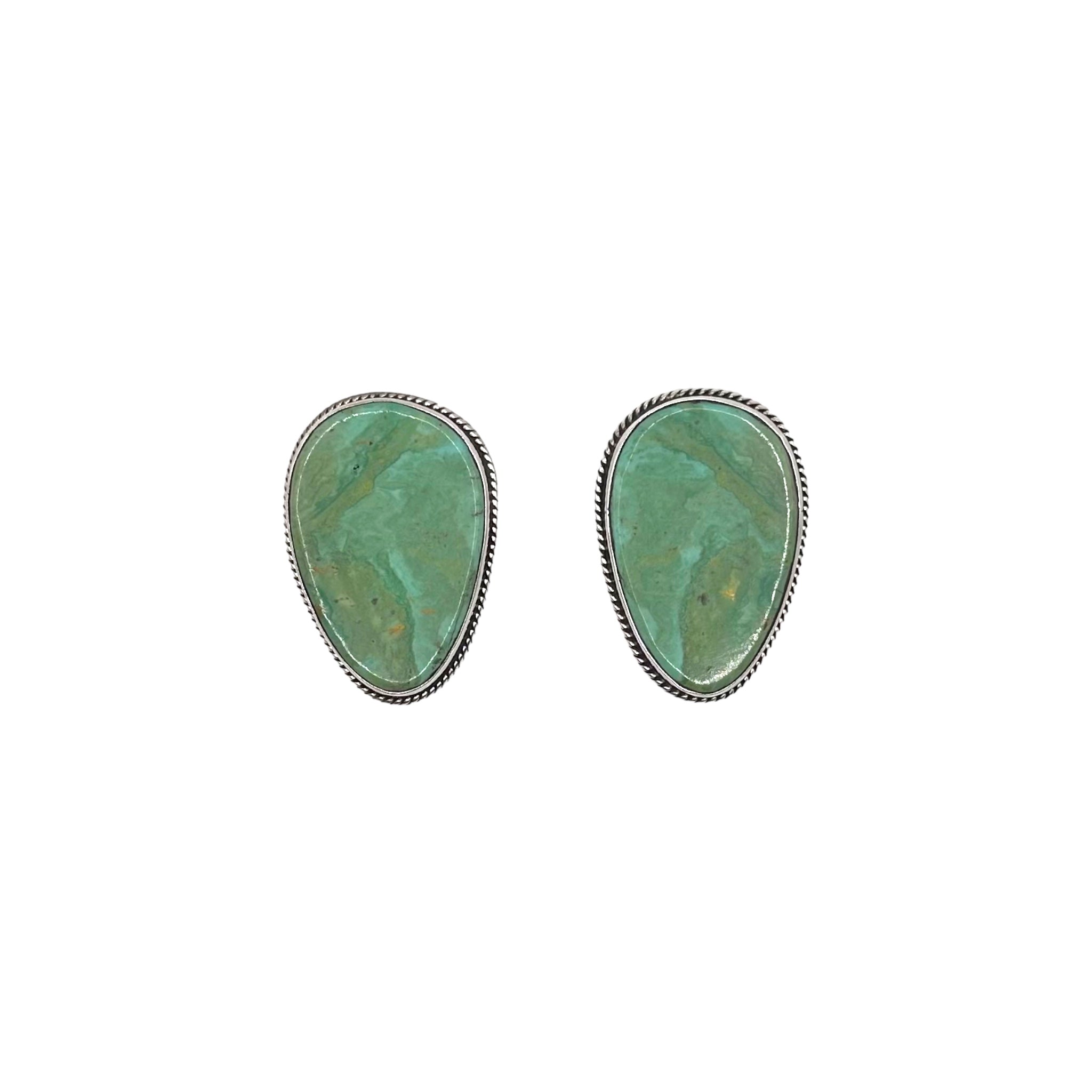 Turquoise Teardrop Studs - Karlas Jewelry & Gifts