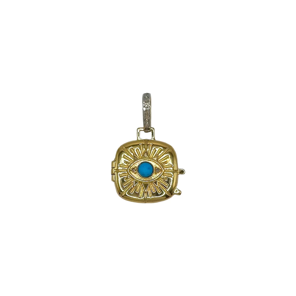 Eye with Turquoise Locket - Karlas Jewelry & Gifts