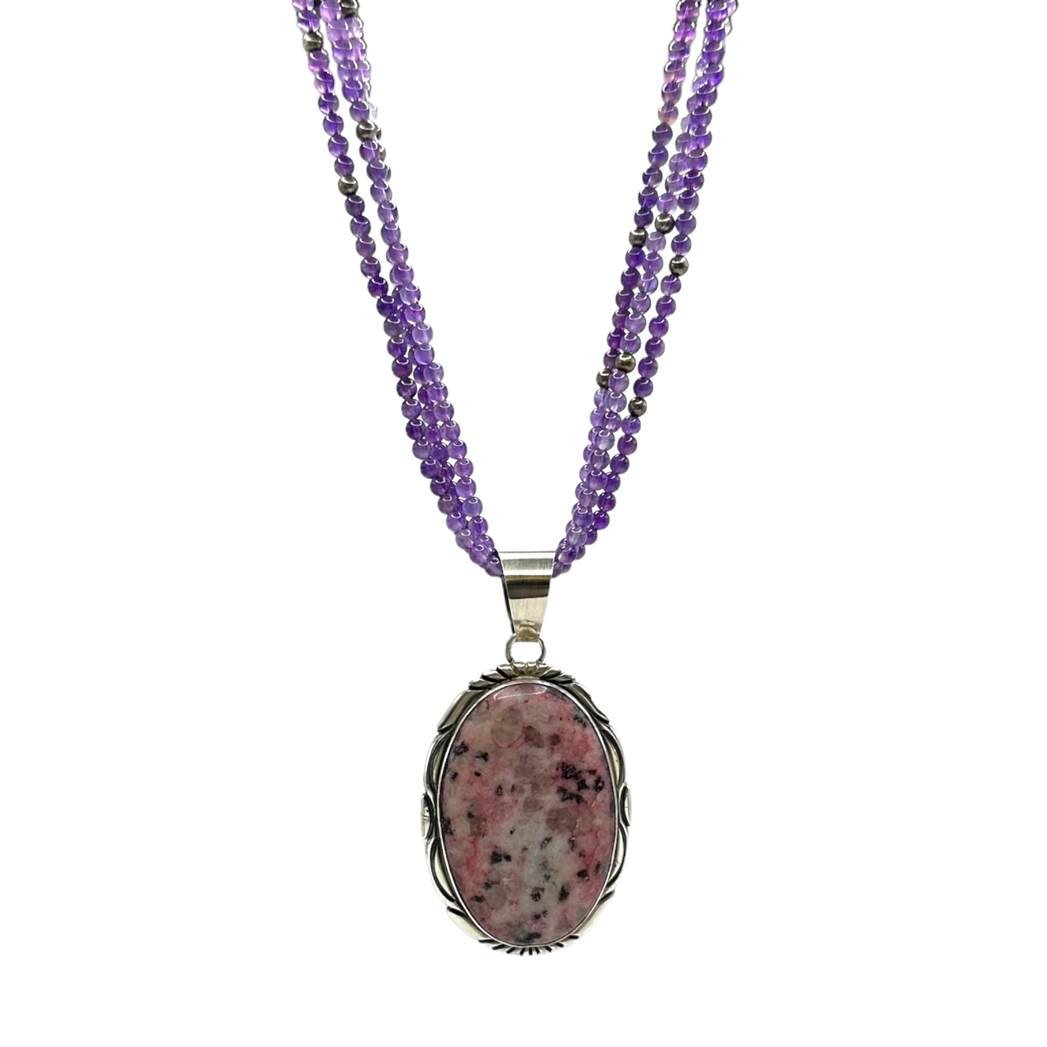Amethyst Necklace + Pendant Set - Karlas Jewelry & Gifts