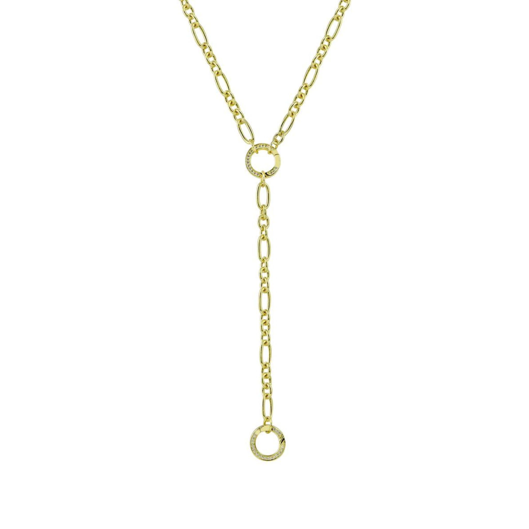 Pavé Push Lariat - Karlas Jewelry & Gifts