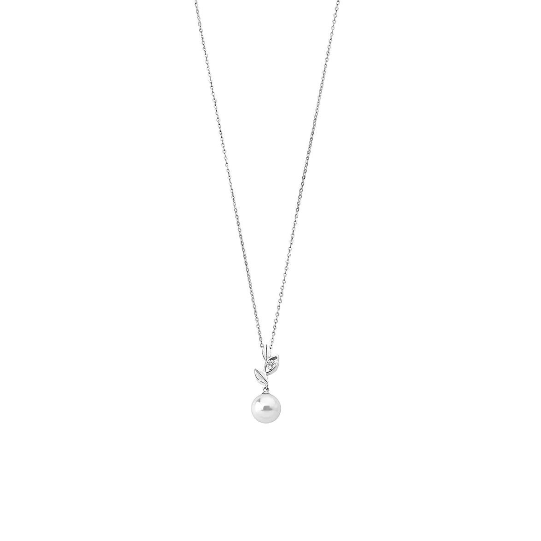 Selene Leaf Necklace - Silver - Karlas Jewelry & Gifts