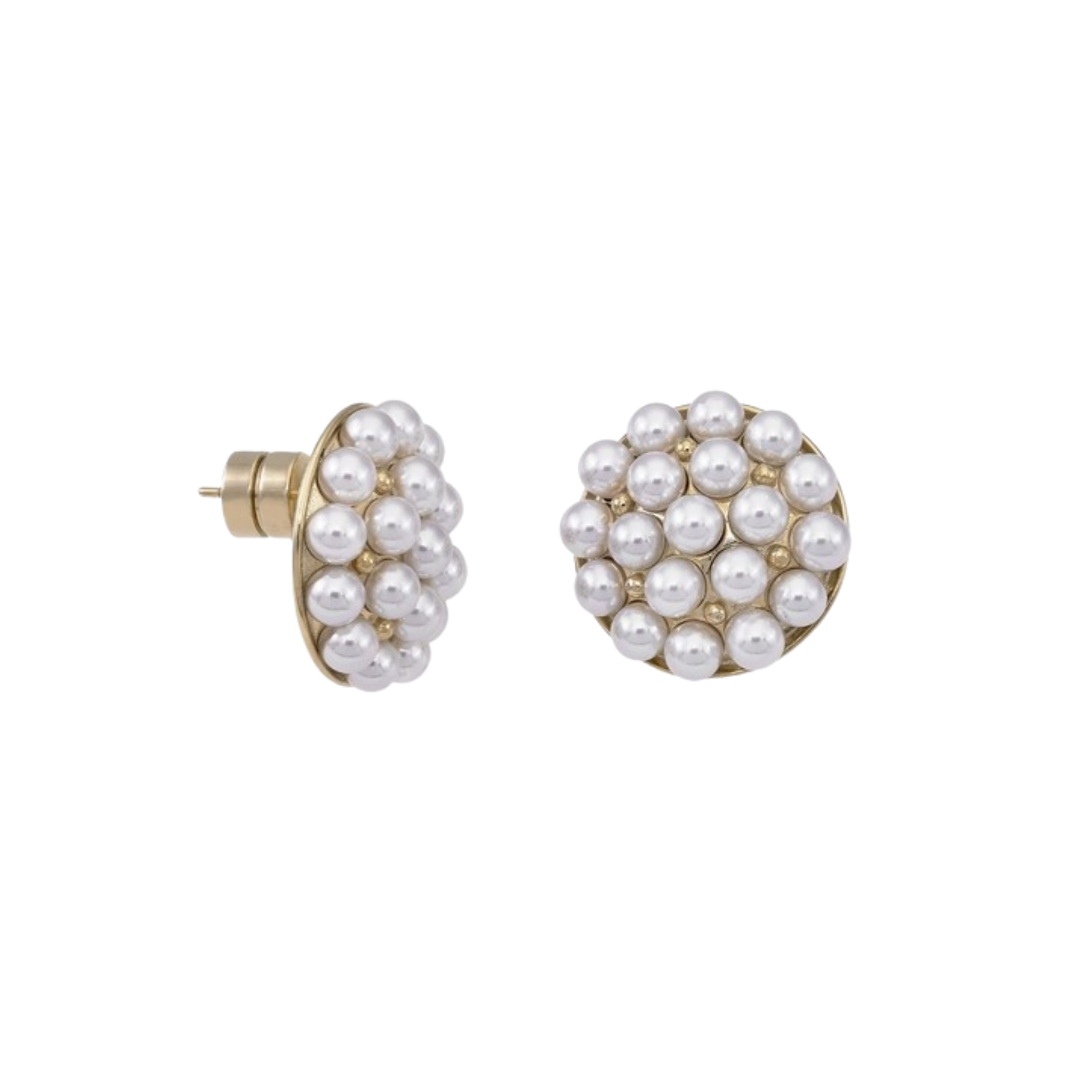 Majorica Large Pearl Cluster Studs - Karlas Jewelry & Gifts