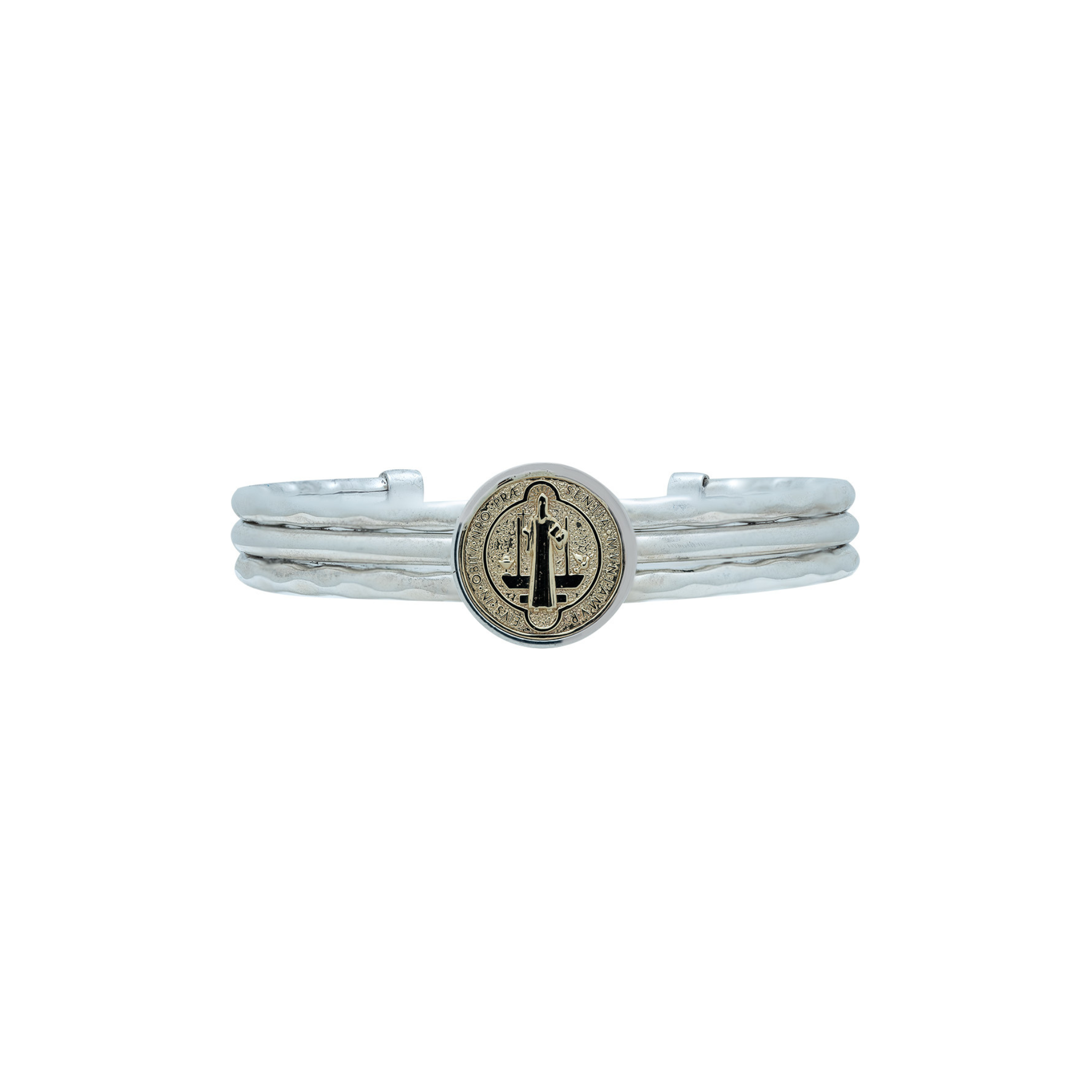 St. Benedict Tri Cuff - Karlas Jewelry & Gifts