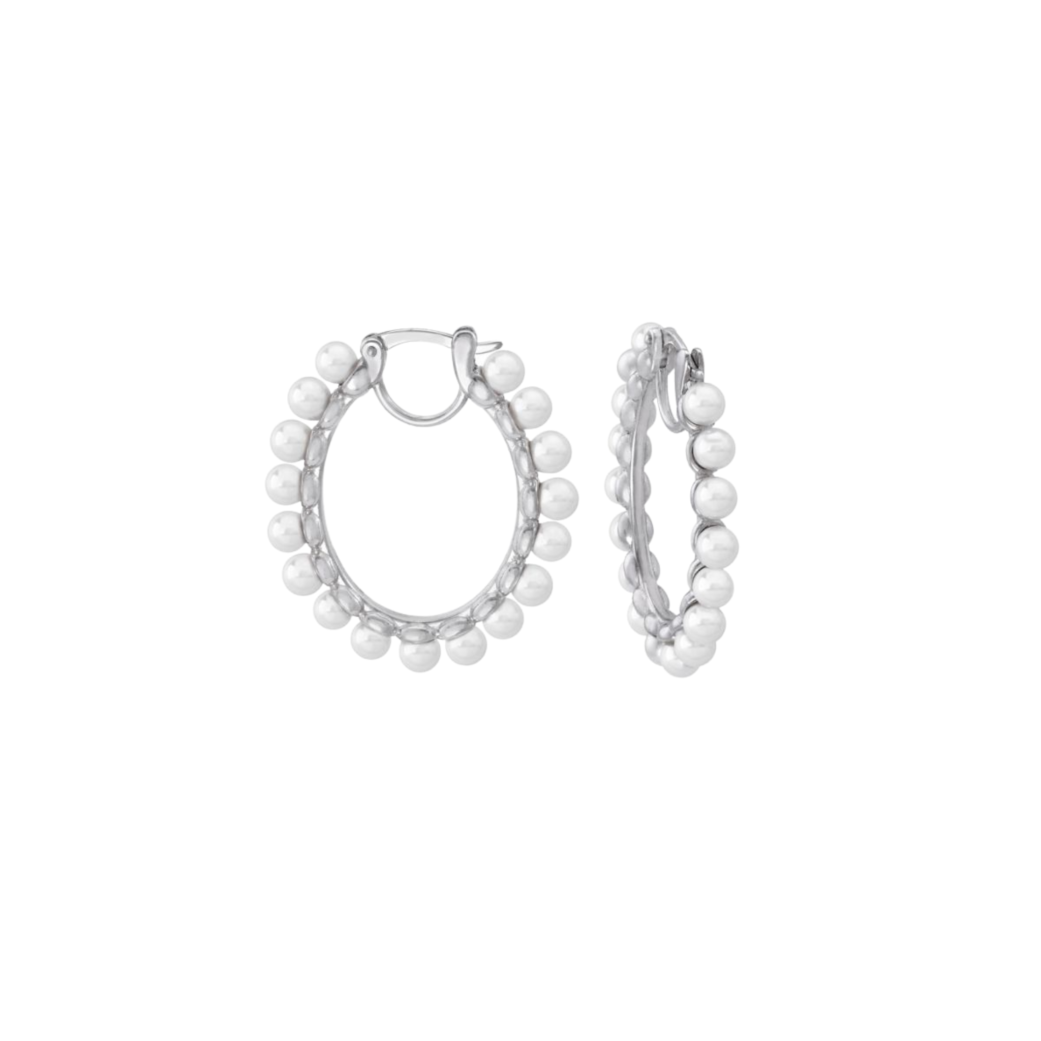 Majorica Ada Hoops - Karlas Jewelry & Gifts
