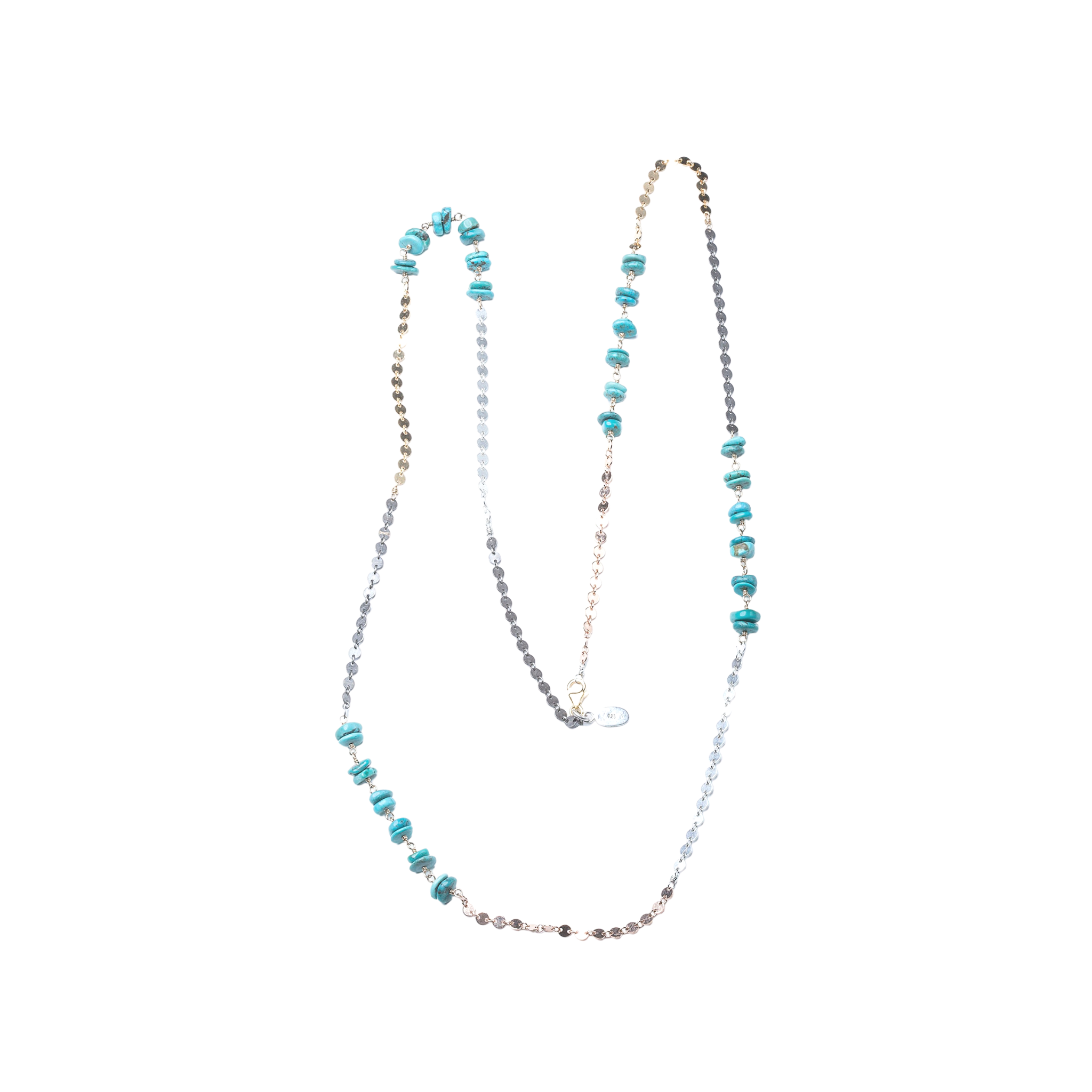 Mixed Metal Stone Necklace - Karlas Jewelry & Gifts