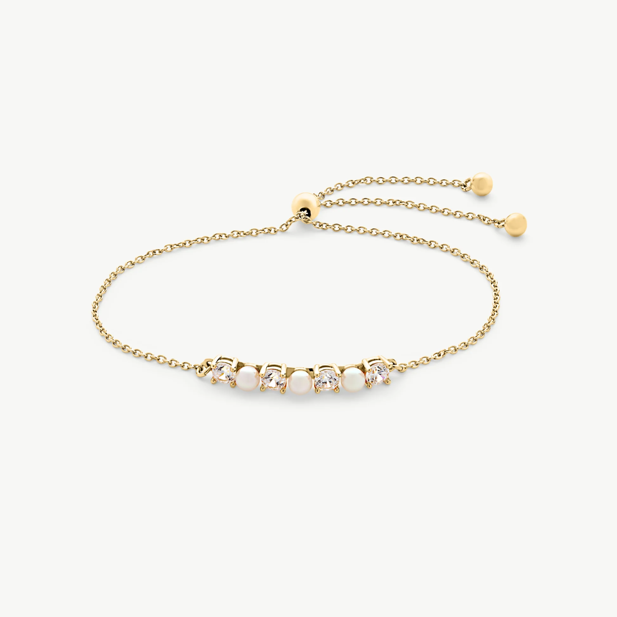 Majorica CZ + 4mm Pearl Bracelet - Karlas Jewelry & Gifts