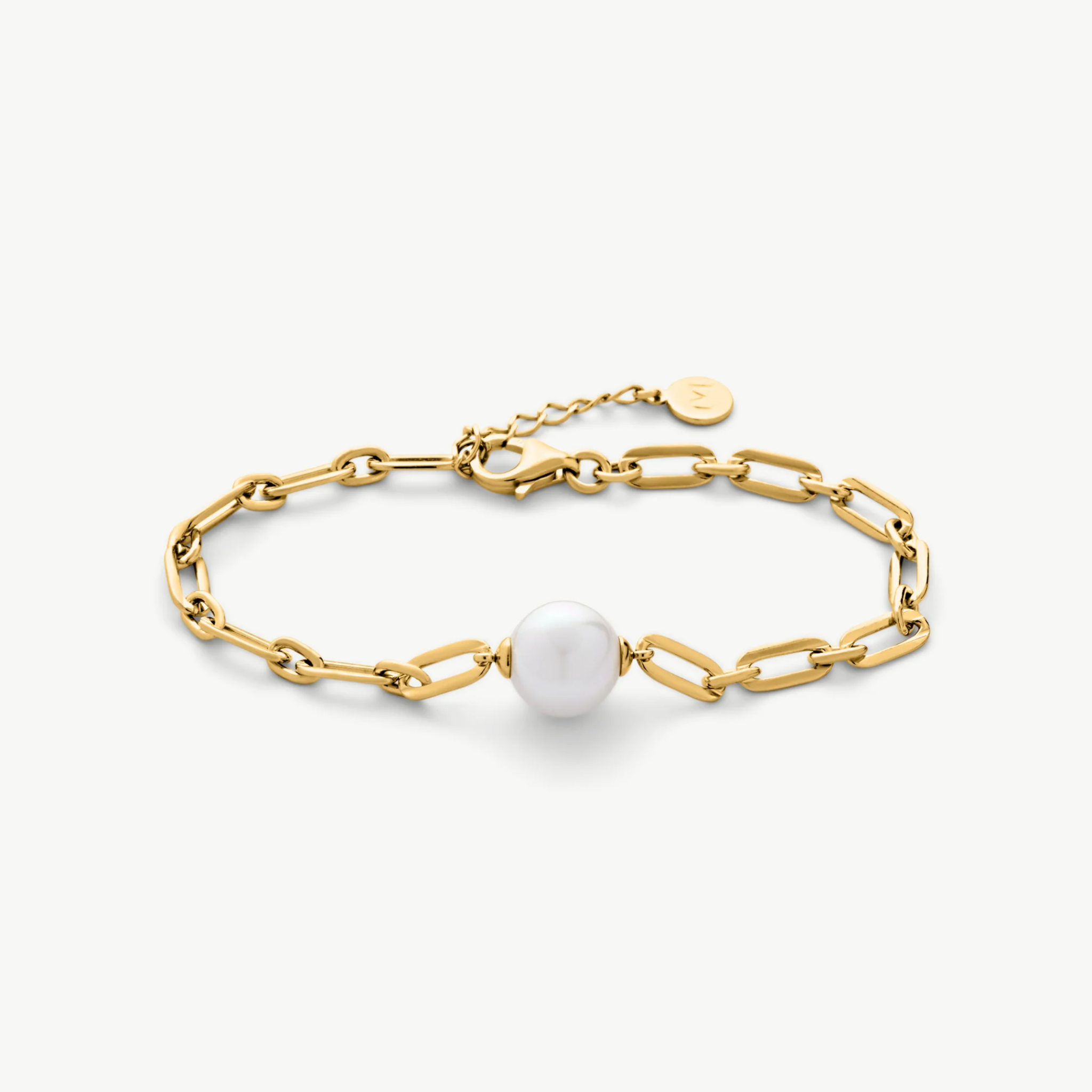 Majorica Link 10mm Pearl Bracelet - Karlas Jewelry & Gifts