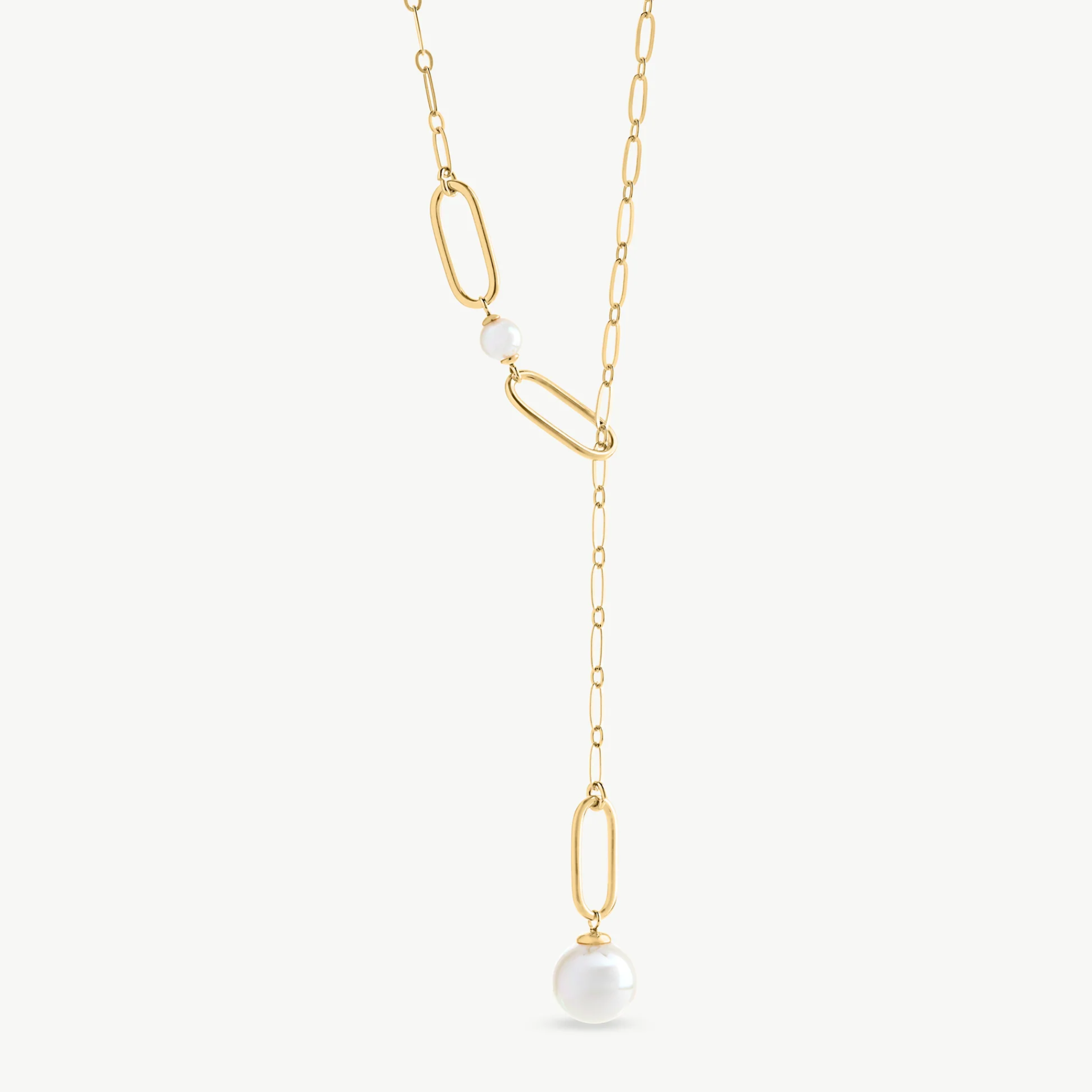 Majorica Link Pearl Necklace - Karlas Jewelry & Gifts