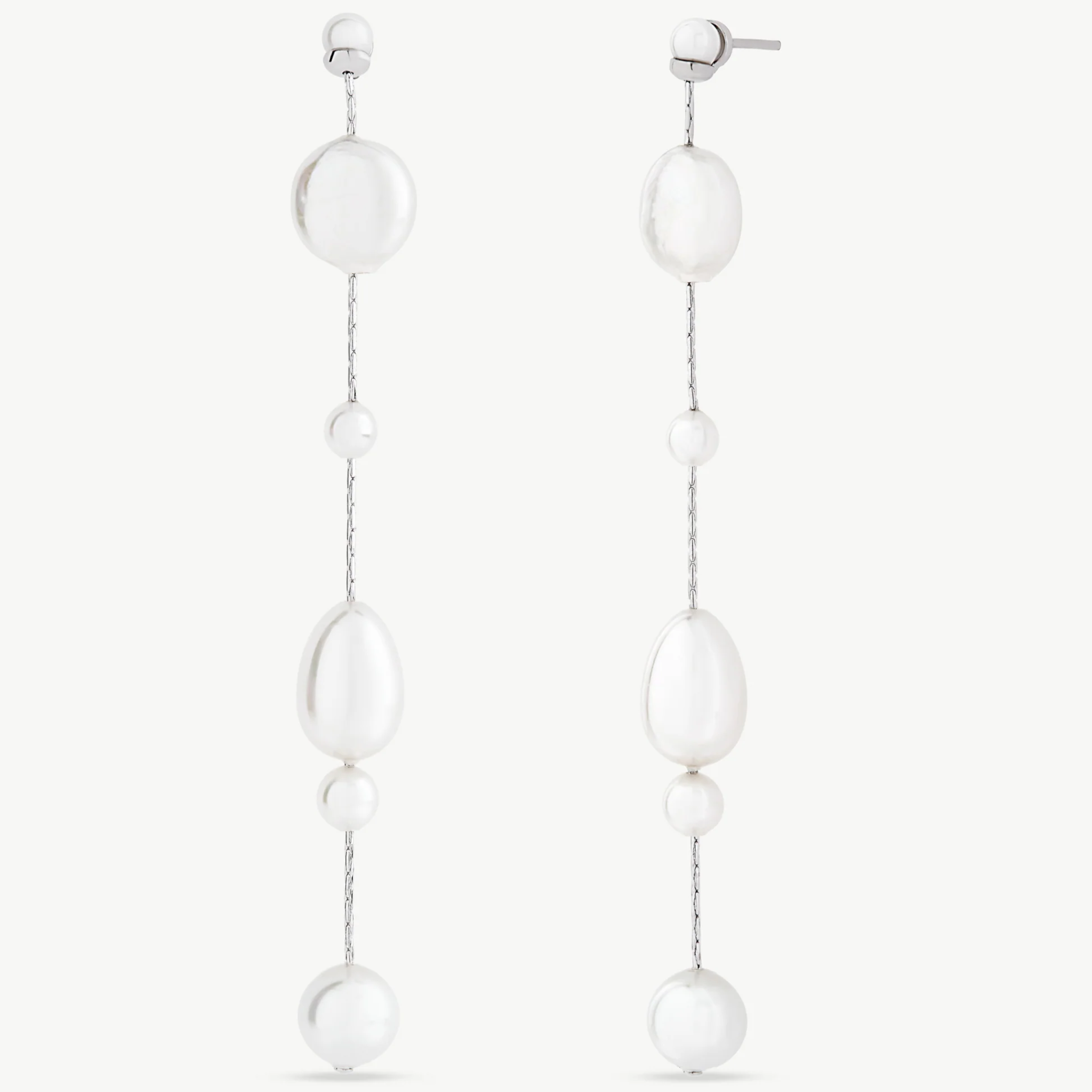 Wild Long Pearl Earrings - Karlas Jewelry & Gifts