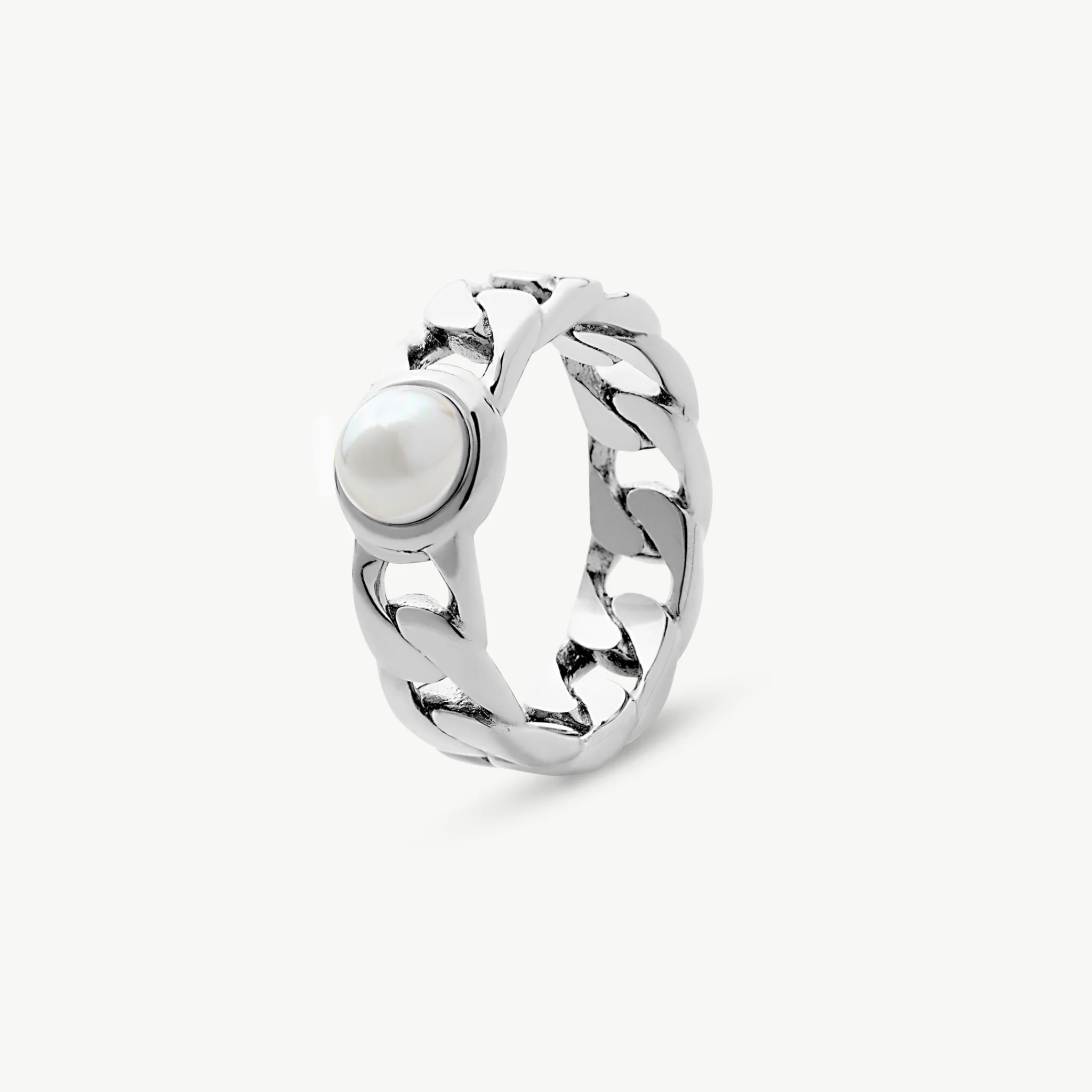 Majorica Link Ring - Karlas Jewelry & Gifts