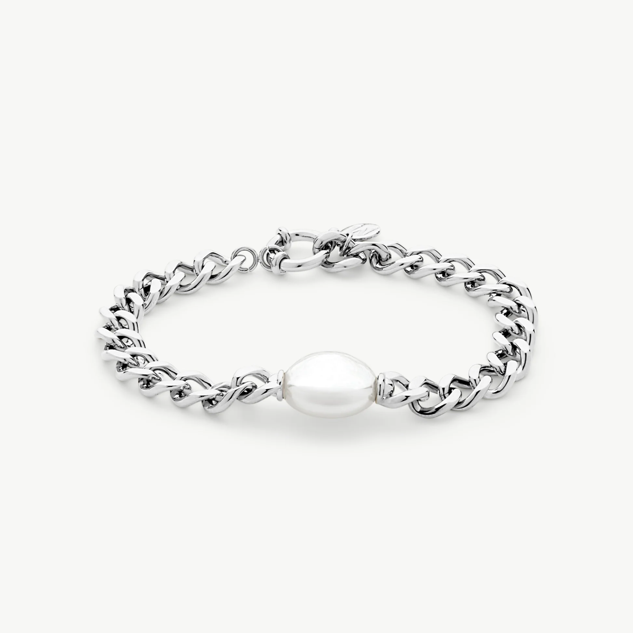 Chain 15mm Puffy Pearl Bracelet - Karlas Jewelry & Gifts
