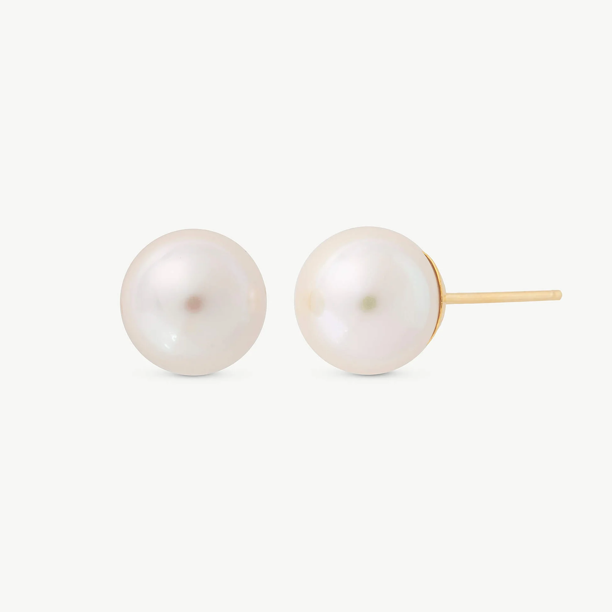 Taylor 18k 10mm Pearl Earrings - Karlas Jewelry & Gifts