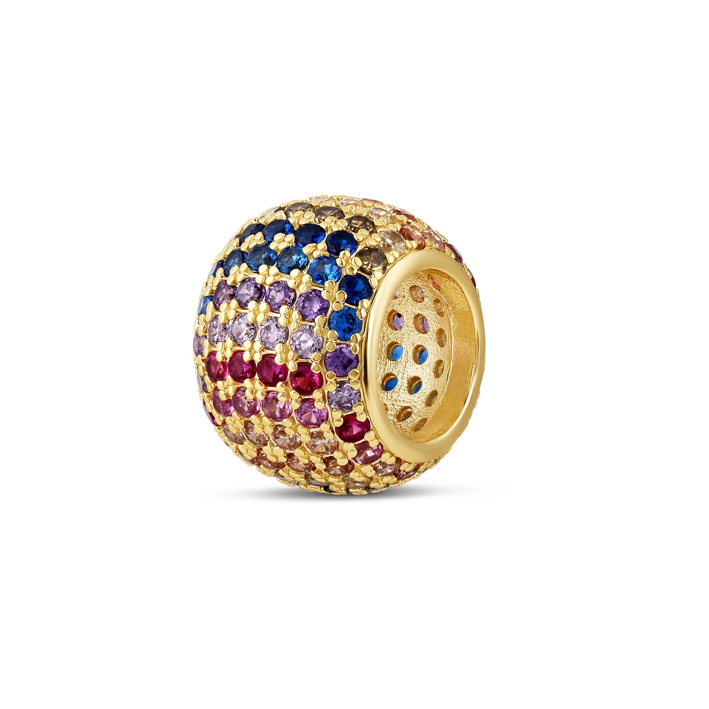 Full Pave Spacer Charm - Karlas Jewelry & Gifts