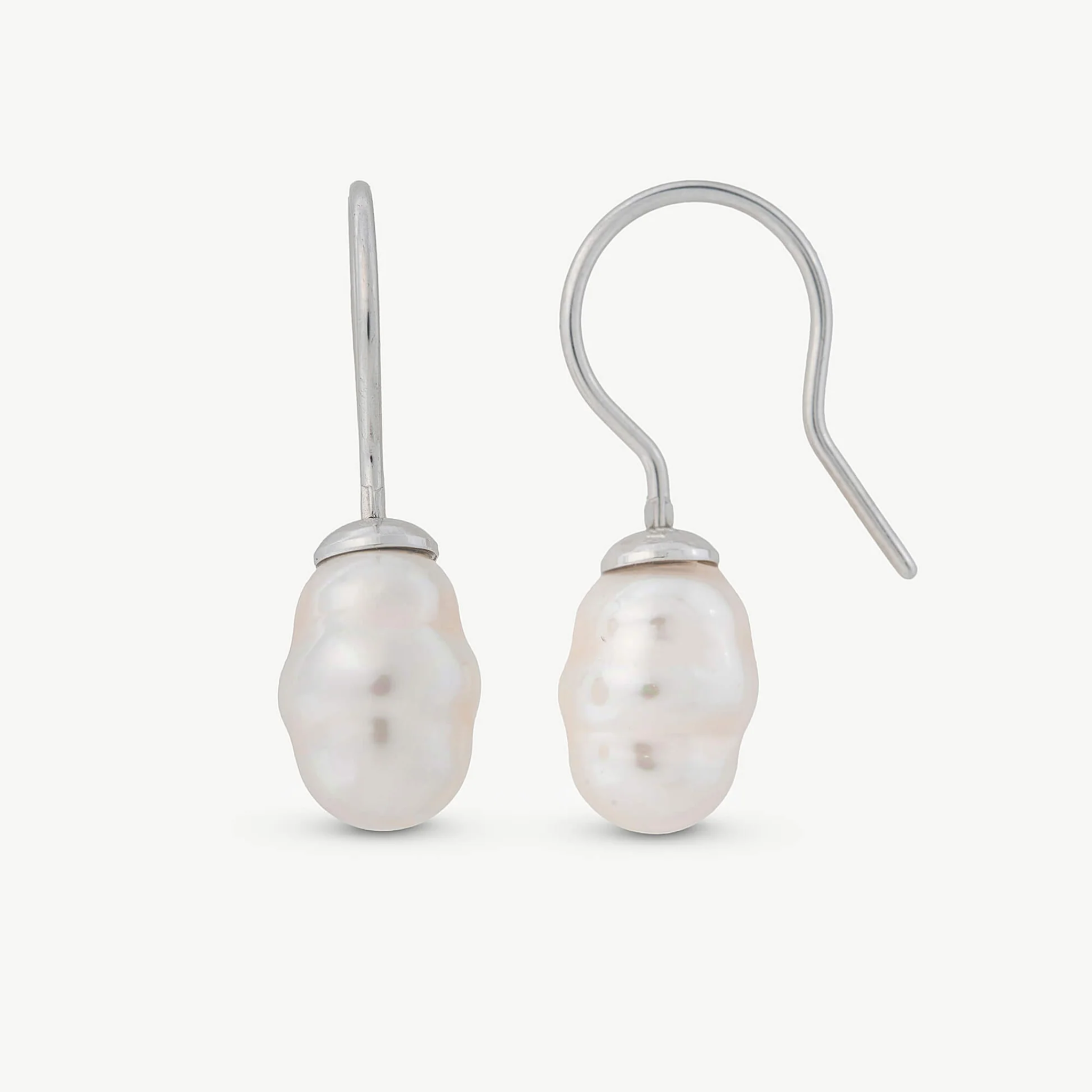 Agora 8mm Pearl Baroque Earrings - Karlas Jewelry & Gifts