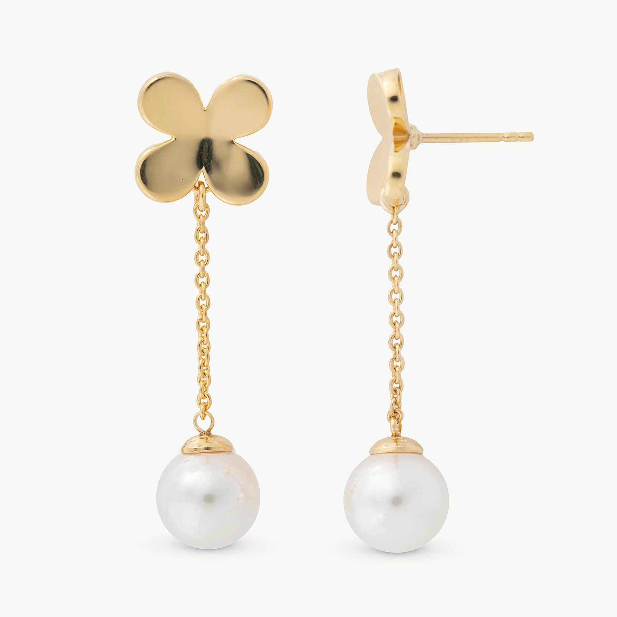 Ayanti 10mm Pearl Earrings - Karlas Jewelry & Gifts