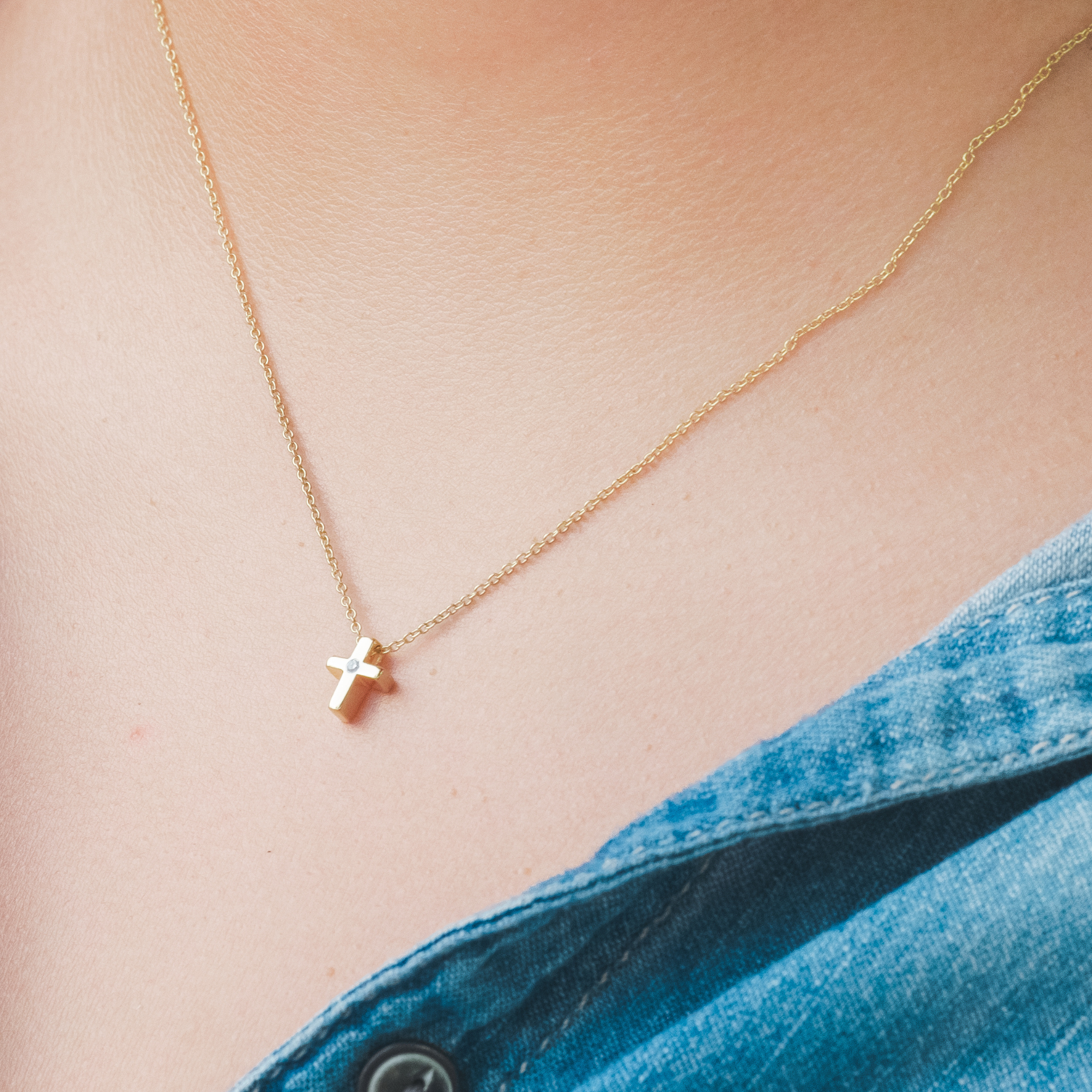 Infant 2025 cross necklace