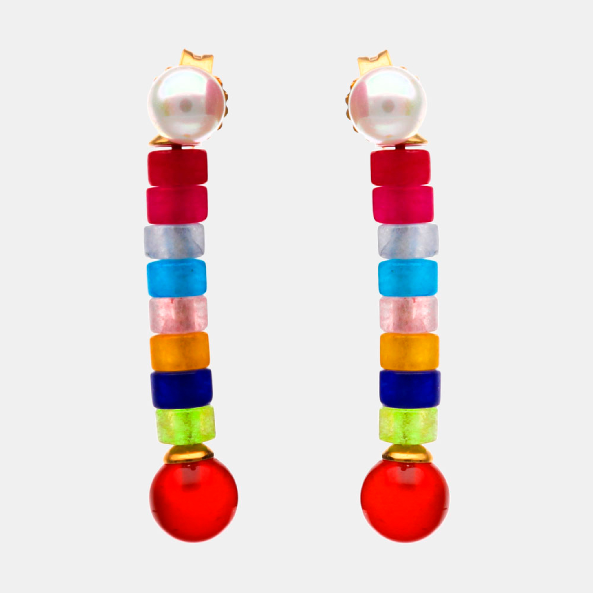 Tutti Fruit 5mm Pearl Earrings - Karlas Jewelry & Gifts