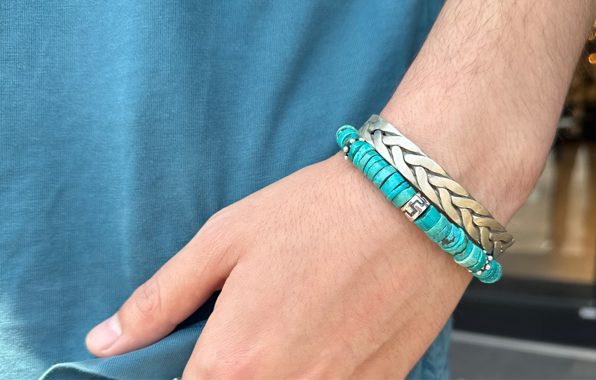 Chevron Weave Cuff