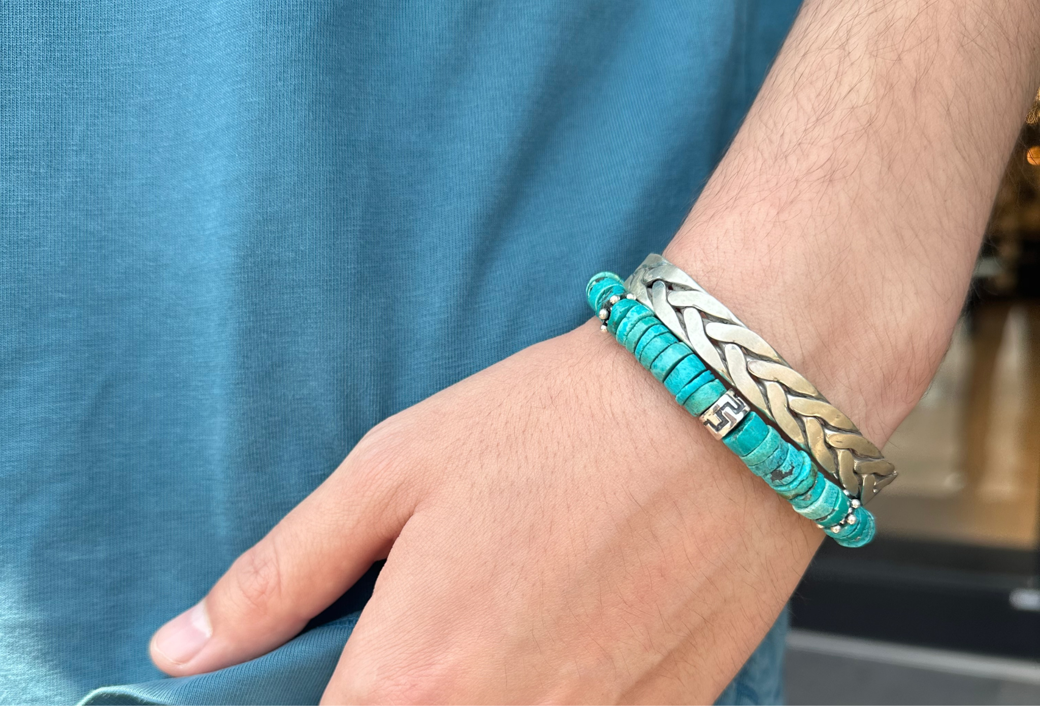 Chevron Weave Cuff