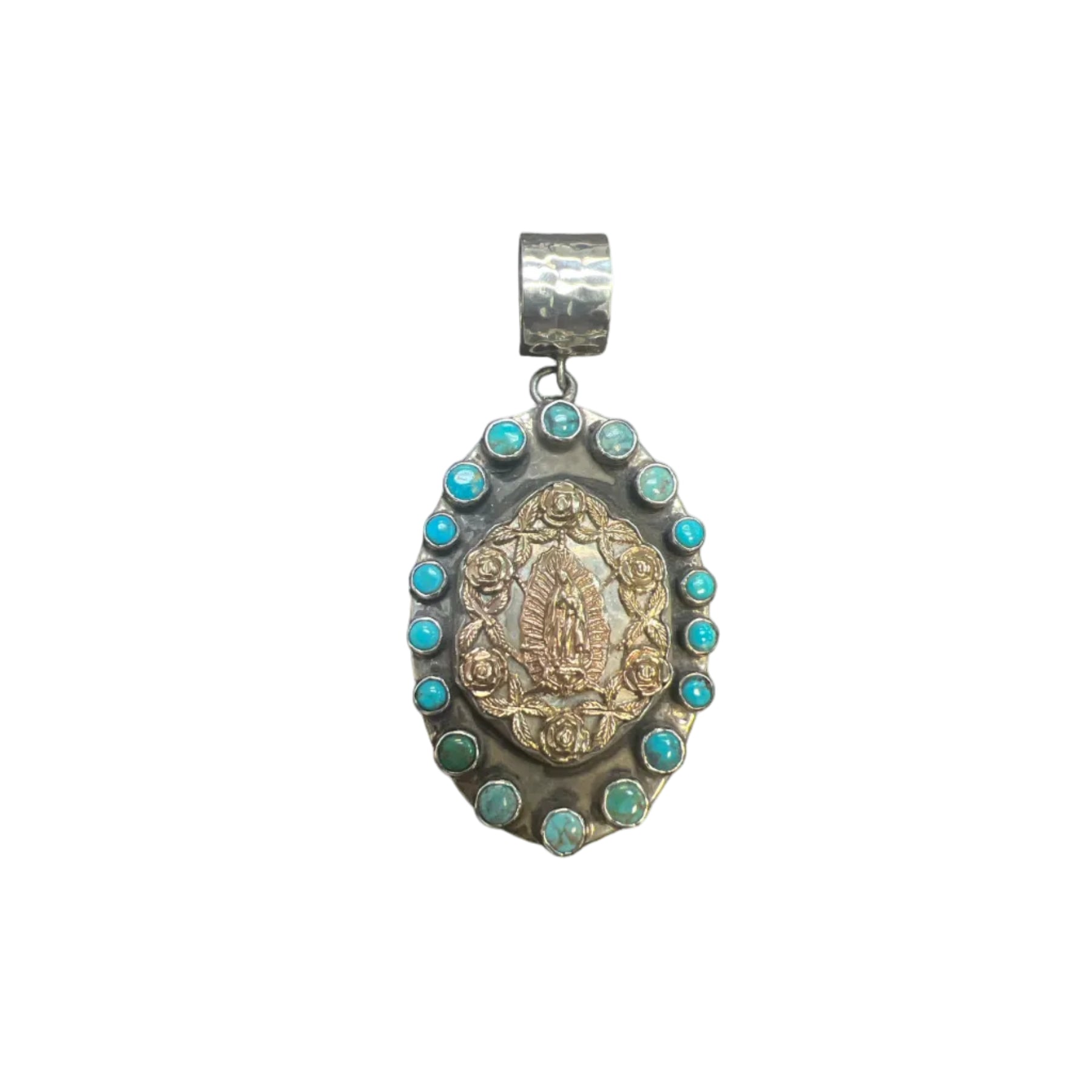 VDG + Roses Turquoise Medallion - Karlas Jewelry & Gifts