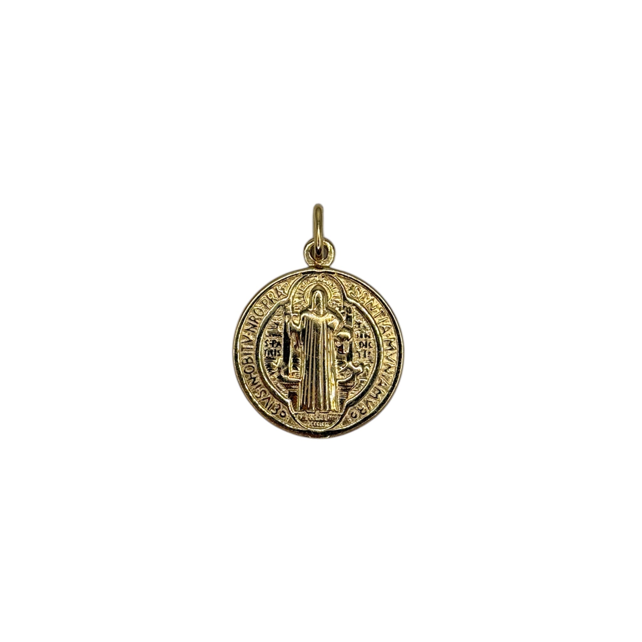 14K St. Benedict Coin - Karlas Jewelry & Gifts