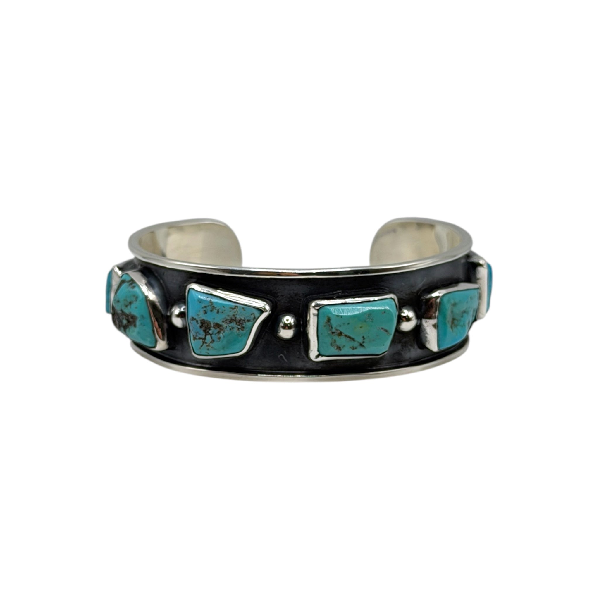 Abstract Turquoise Cuff - Karlas Jewelry & Gifts