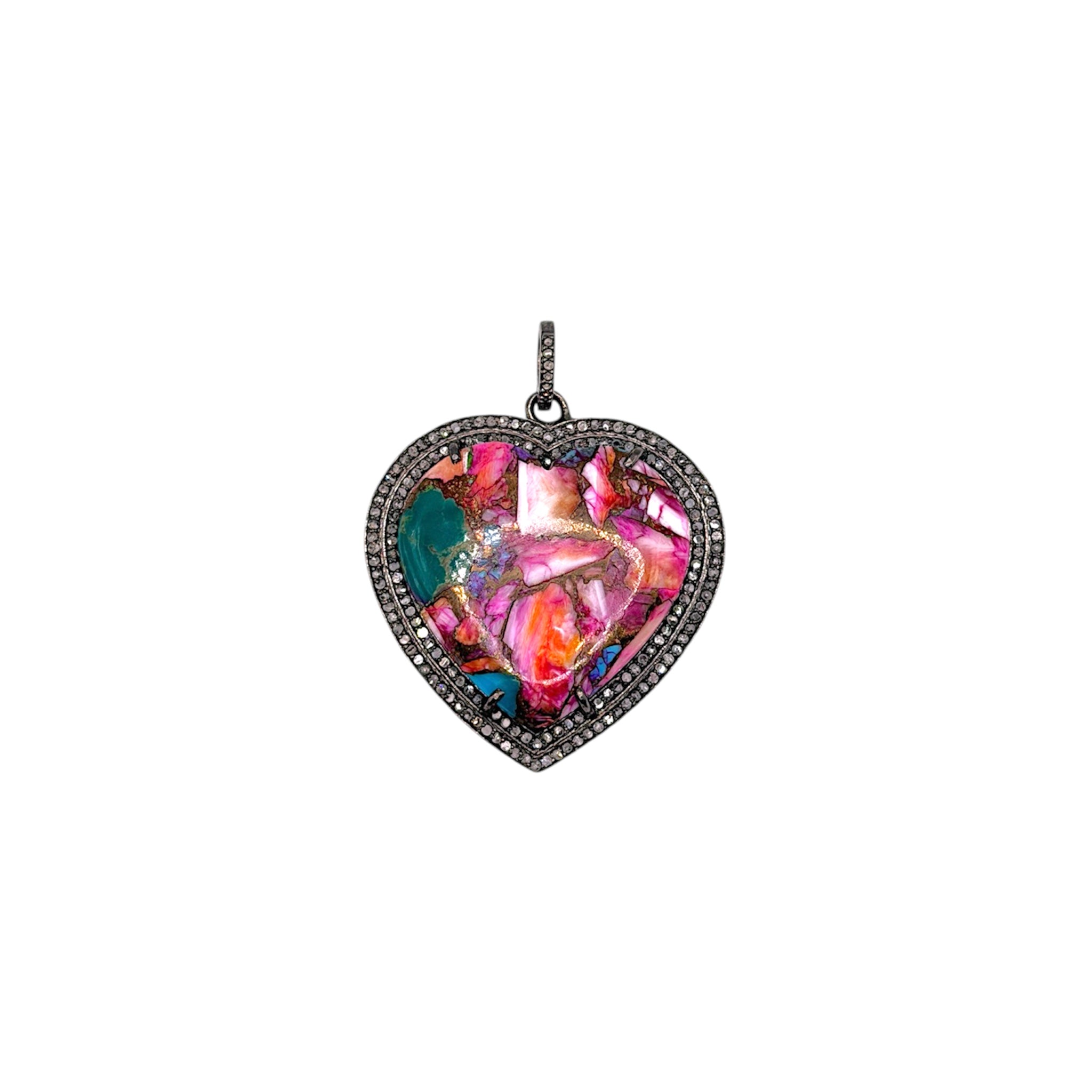Dahlia Diamond Heart Pendant - Karlas Jewelry & Gifts