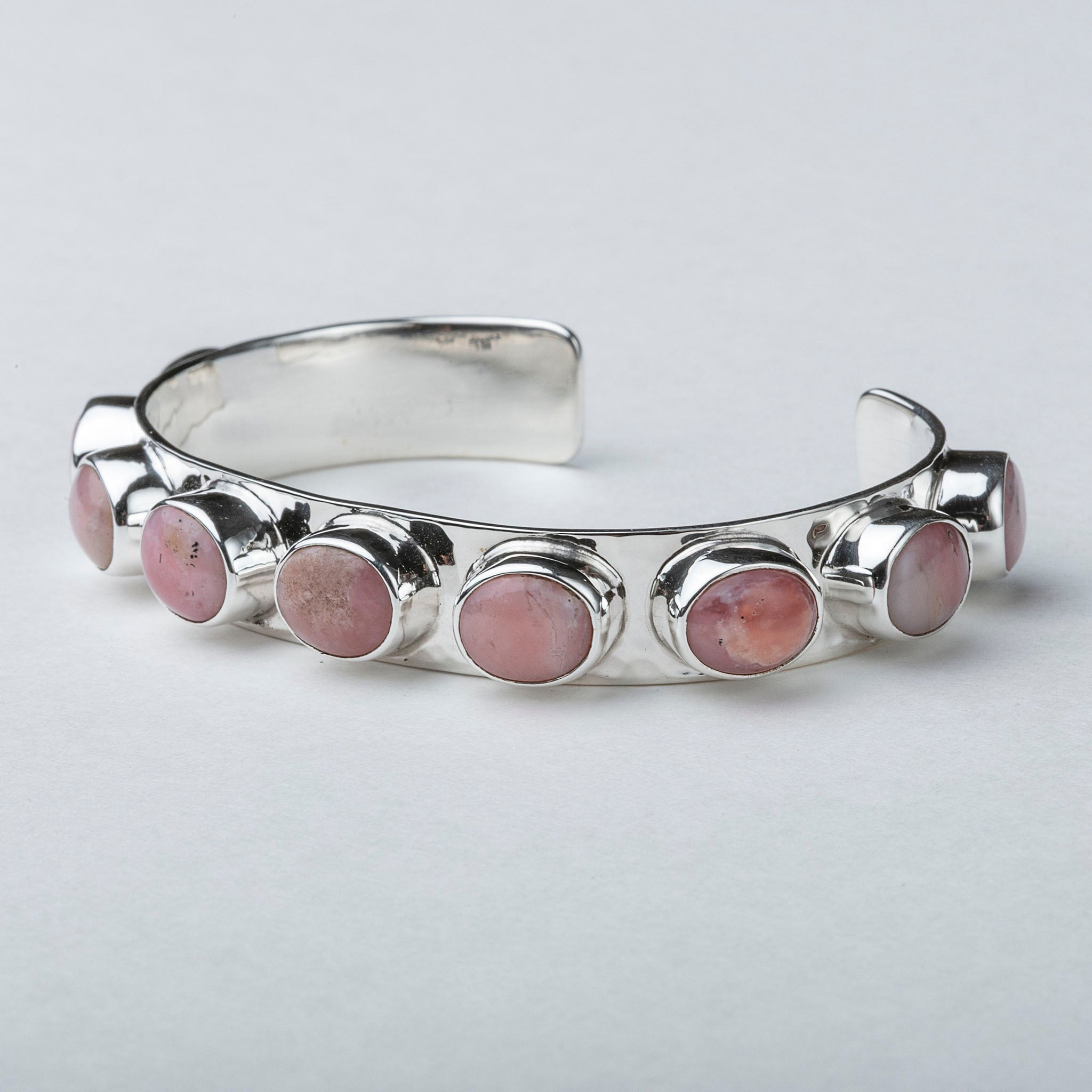 Pink Rhodochrosite Cuff - Karlas Jewelry & Gifts